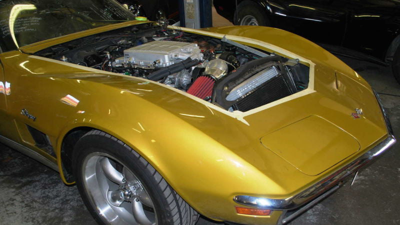 What a new ZR1 engine looks like in an old Corvette - Jalopnik